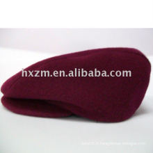Chapeau rouge / chapeau béret en 100% coton